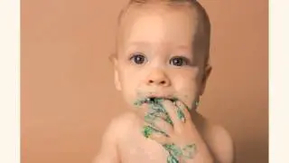 Baby Boy One Year Cake Smash Greenville SC