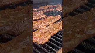 Satisfying Sizzle: LA Galbi on the Grill ASMR Magic at Home! #KoreanBBQ #GrillSounds