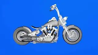 3d bike green screen 4k Hd footage chroma key