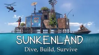 Sunkenland! Тестовый стрим! Посмотрим трафик! #sunkenland #водныймир #жаркийдень