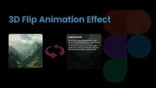 How to make 3d Flip animation in Figma?