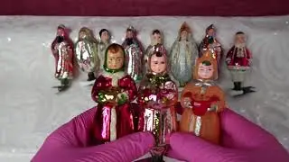 🎄 Старинные eлочные игрушки СССР / винтажные, антикварные елочные украшения СССР