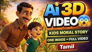 How to Create 3D Cartoon Videos with AI 🤖 | Tamil Full Course (Step-by-Step Guide)