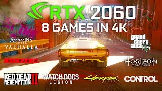 RTX 2060 Test In 8 Games 4K (Ryzen 5 3600)