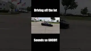 C8 Z06 Driving Off The Lot