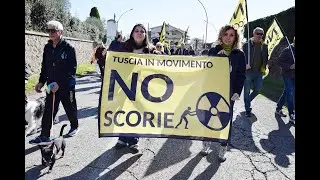 A Corchiano la grande manifestazione contro il deposito di scorie radioattive.