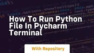 how to run python file in pycharm terminal