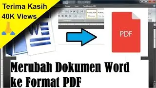 Cara Merubah Dokumen Word 2007 ke Format PDF | Acrobat Reader DC • Simple News Video