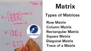 Matrix | Types of Matrices | Engineering Mathematics | B Pharmacy | Diploma | Maths | Simple