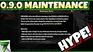 0.9.0 SERVER MAINTENANCE IS HERE! NOW WHAT?!! | PUBG Mobile