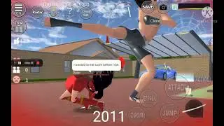 evolution Of Sakura school simulator Anime