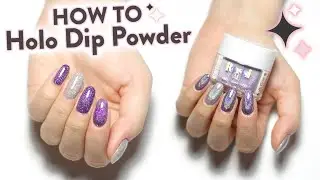 Perfect HOLO Dip Powder Application | New Rossi ✨ HOLO ✨ Collection
