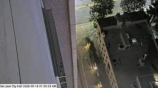 San José City Hall Peregrine Falcon Camera - Roof