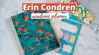 NEW Erin Condren Academic Planner 2021-2022 | Coiled Academic Planner