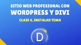 Crear web profesional con WordPress y Divi#6. Instalar tema Divi