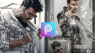 VIJAY MAHAR BROKEN MIRROR PHOTO EDITING | FOR PICSART TUTORIAL.....