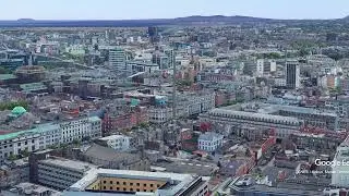 Dublin City Rendered in 3D - (2560x1080 60fps) [Google Earth Studio]