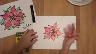 Lucy Loves Art: How to Draw a Poinsettia