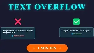 CSS Text Overflow Not Working? Fix It Fast 🔧