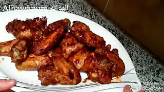 اجنحة الدجاج بصلصة الباربكيو وتحضير صوص الباربكيو في المنزل مع منال معروف