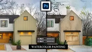 Watercolor Painting Using Generative Fill in Adobe Photoshop Beta