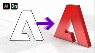 Logotipos 3D realistas en Illustrator