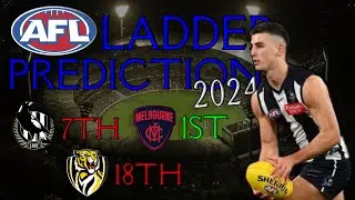 2024 AFL Ladder Predictions