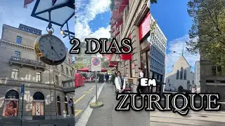 VLOG DE VIAGEM- ZURIQUE 🇨🇭✈️🚂