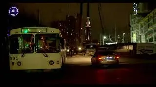 Упала стрела крана
