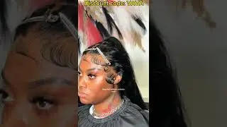 Undetectable Install | HD Lace Frontal Wig | Half Up Half Down 