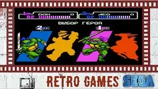 Teenage Mutant Ninja Turtles (черепахи ниндзя) прохождение на sega. Прохождение игры с "Друидом".16+