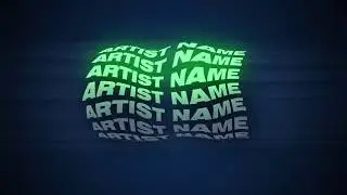 Displace Text Visualizer (Create music visualizer with vidsbeats.)