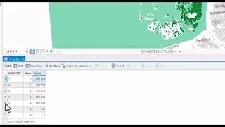 Areal av Diskrete Raster Regioner med Python i Notebook