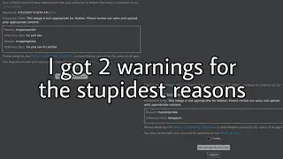 I got 2 warnings for the stupidest reasons