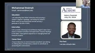 AAEES Student Intern Stories: Mohammed Braimah