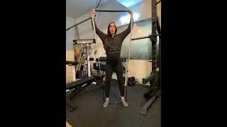 Standing Banded Overhead Press