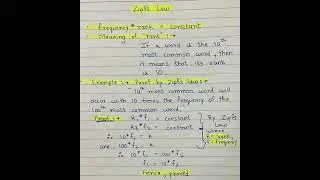 Zipf's Law in Natural Language Processing #nlp #naturallanguageprocessing #nlponlinetraining