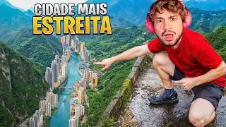 Eu visitei a cidade MAIS ESTREITA DO MUNDO!  - React Drew Binsky