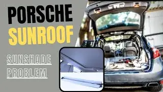 For Porsche Cayenne 2011-2018 Gray Car Skylight shutter Sunroof Sunshade Curtain problem.