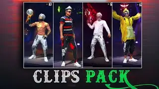 TOP 10 CLIPS PACK | FREE FIRE CLIPS 🥵💫 FF EMOTE CLIPS PACK | FREE TO USE #73
