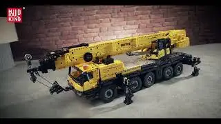 Mould King 17073 17074 LTM 1110 Crane Building Blocks 