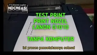 MANUAL TEST PRINT CANON G1010