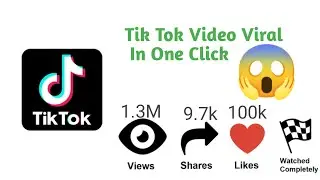 Tiktok video viral in one click।Hype Simulator