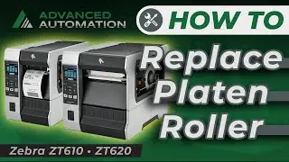 How to Replace the Platen Roller - Zebra ZT610 •ZT620