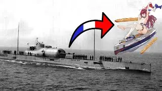 [Azur Lane] How The French attempting to skirt Treaty rules made the Thiccest Submarine in Azur Lane