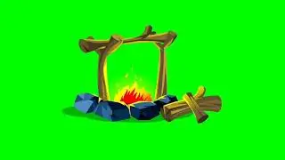 Green screen fire //. green screen gen