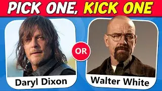 Pick One Kick One TV Characters 📺✅❌