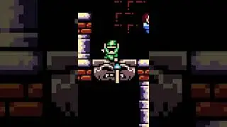 Link Harasses a Thwomp in Link's Awakening