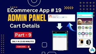Admin Panel with Part - 9 || Cart Details || ECommerce App