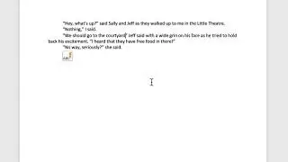 Formatting Conversations